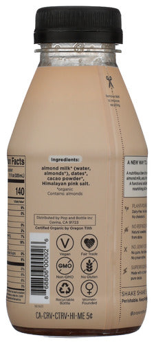 Cacao Almond Latte, Org, 11 fl oz