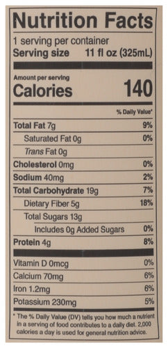 Cacao Almond Latte, Org, 11 fl oz