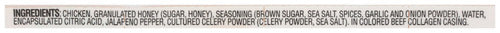 Chicken Snack Sticks, Honey & Jalapeno, 4 oz