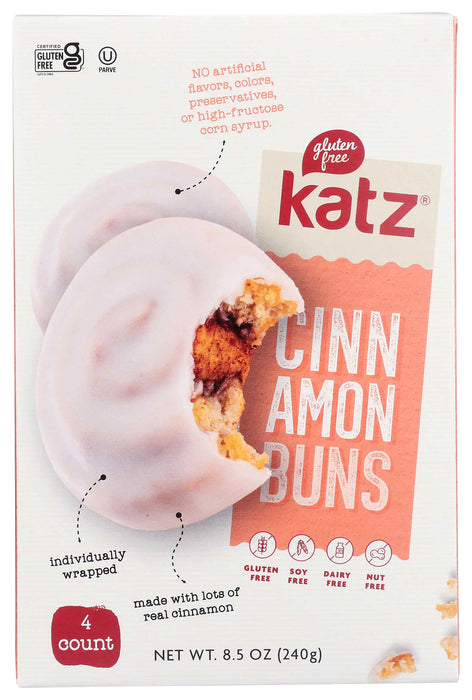 Cinnamon Buns, GF, 4 ct