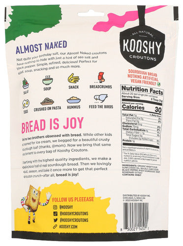 Croutons, Almost Naked, 5 oz