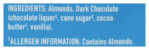 Dark Chocolate Covered Almonds, GF, V, 4 oz