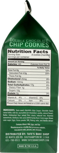 Double Chocolate Chip Cookies, 7 oz