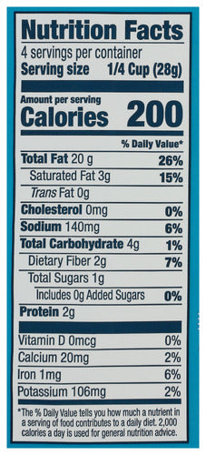 Dry Roasted Macadamia Nuts, Garlic Onion, GF, V, 4 oz