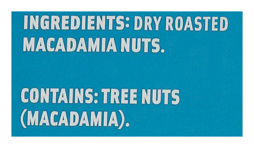 Dry Roasted Macadamia Nuts, Natural, V, GF, 4 oz