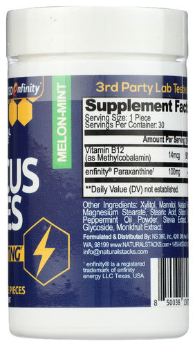 Focus Bites, Melon Mint, 30 ct