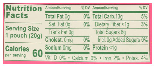 Fruit Gummies, Mango & Guava, Org, V, 5ct/.7 oz