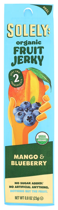 Fruit Jerky, Mango Blueberry, Org, 0.8 oz