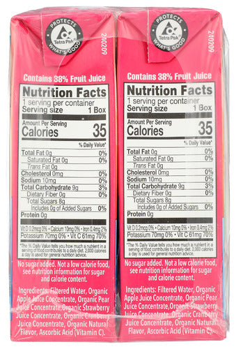 Fruit Punch Juice Boxes, Org, 8/6.75 fl oz