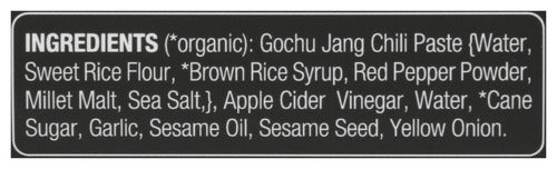 Gochu Jang Korean Hot Sauce, Sesame Garlic, 8 fl oz