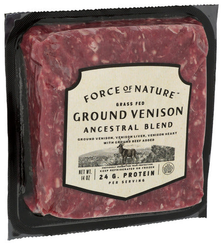 Grass Fed Ground Venison, Ancestral Blend, 14 oz