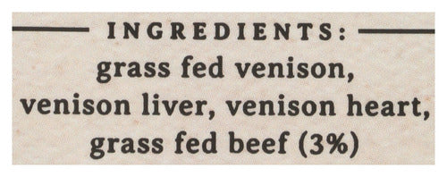 Grass Fed Ground Venison, Ancestral Blend, 14 oz