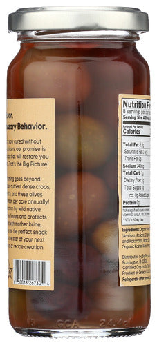 Greek Mix Whole Olives, Org, 7.8 oz