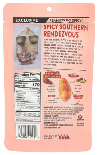 Jumbo Roasted Peanuts, Nashville Hot Chicken w/ Pickle, 5 oz