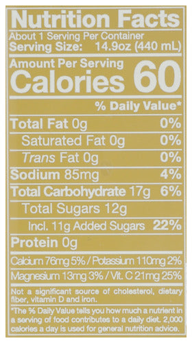 Lemon Lime Electrolytes SuperAde Beverage, Org, 14.9 fl oz