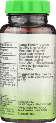 Lung Tonic, 60 sgels