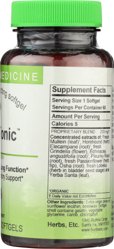 Lung Tonic, 60 sgels