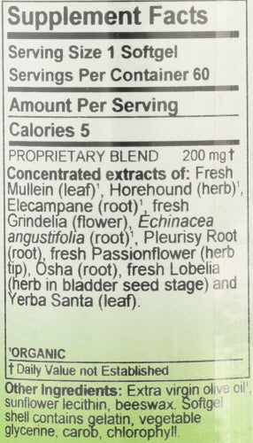 Lung Tonic, 60 sgels