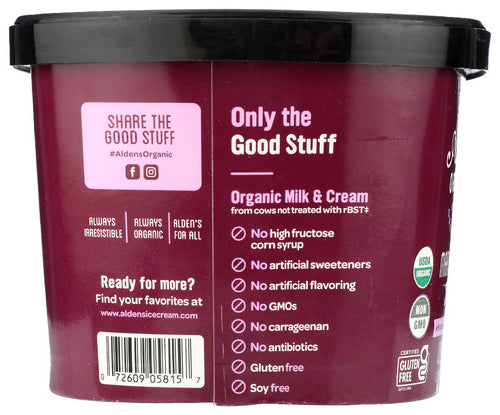 Marionberry Swirl Ice Cream, Org, 1.42 L