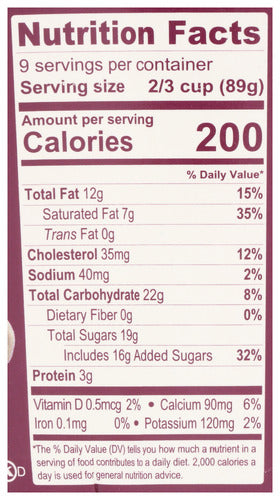 Marionberry Swirl Ice Cream, Org, 1.42 L