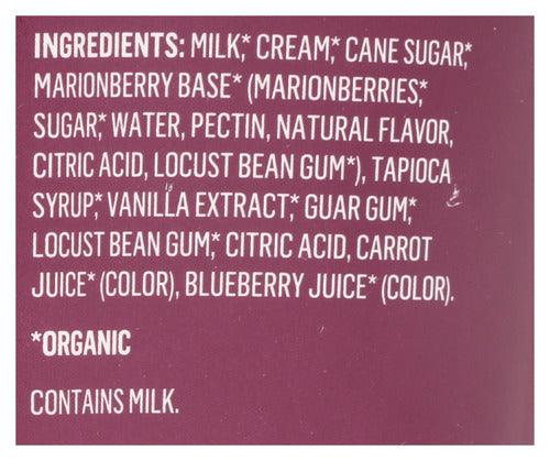 Marionberry Swirl Ice Cream, Org, 1.42 L