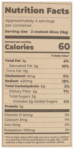 Meatless Bacon, V, 6 oz