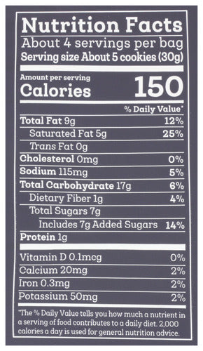 Mexican Chocolate Chip Cookies, GF, 4.5 oz
