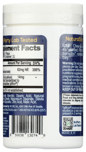 Mood Bites, Citrus Peach, 30 ct