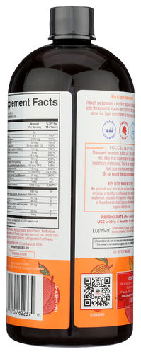 Morning Multivitamin + Hair Growth, Peach Mango, 30 fl oz