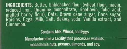 Oatmeal Raisin Cookies, 7 oz