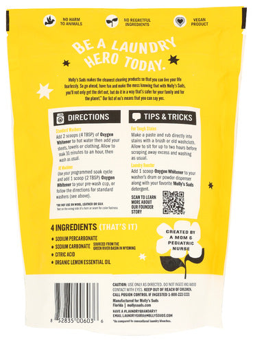 Oxygen Whitener Powder, Lemon, 41.09 oz