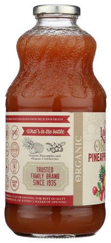 Pineapple Cranberry Juice, Org, 32 fl oz