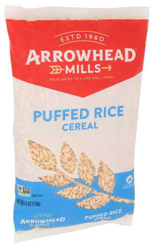 Puffed Rice Cereal, Org, 6 oz