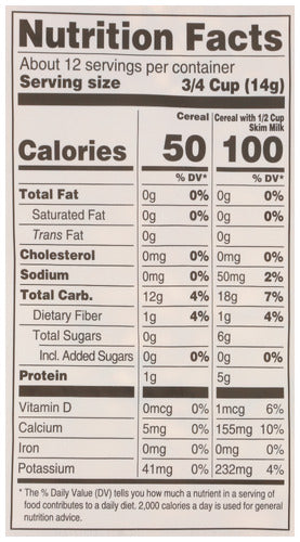 Puffed Rice Cereal, Org, 6 oz