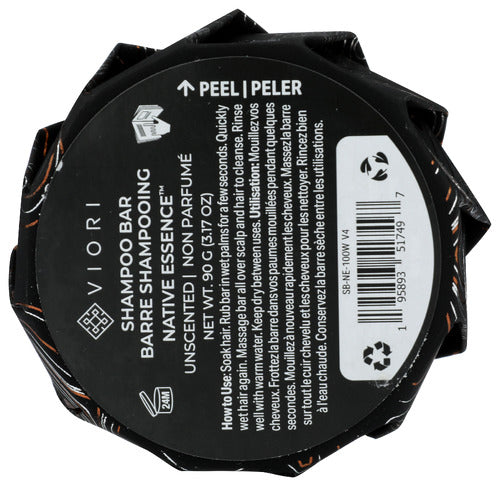 Shampoo Bar, Native Essence, Unscented, 3.17 oz