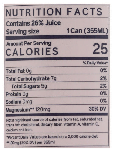 Sparkling Drink, Elderflower Mint, 12 fl oz