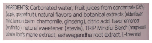 Sparkling Drink, Elderflower Mint, 12 fl oz