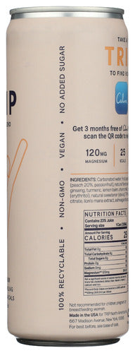 Sparkling Drink, Peach Ginger, 12 fl oz