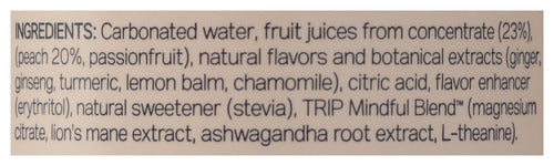 Sparkling Drink, Peach Ginger, 12 fl oz