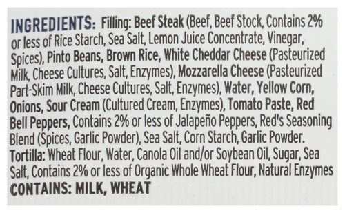 Steak & Cheddar Burrito, 5oz
