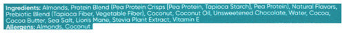 Toasted Coconut Chip Plant Protein Bar, V, 1.6 oz