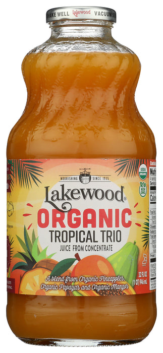 Tropical Trio, Org, Juice, 32 fl oz