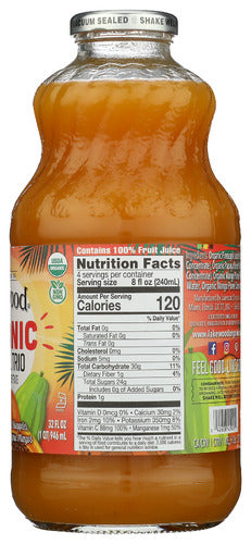 Tropical Trio, Org, Juice, 32 fl oz