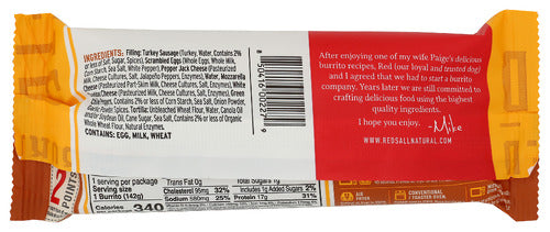 Turkey Sausage Burrito, 5 oz