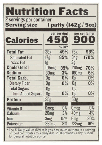 Venison & Beef Patties, 2 ct