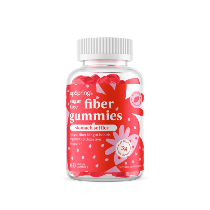 Fiber Gummies, Strawberry, Sugar Free, 60 vgummies