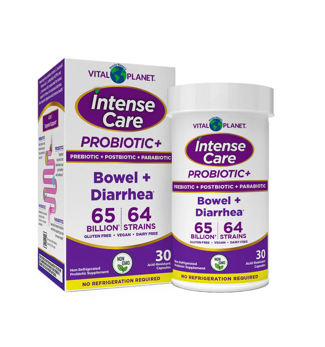 Intense Care Probiotic+ 65B SS, Bowel & Diarrhea, 30 vcap