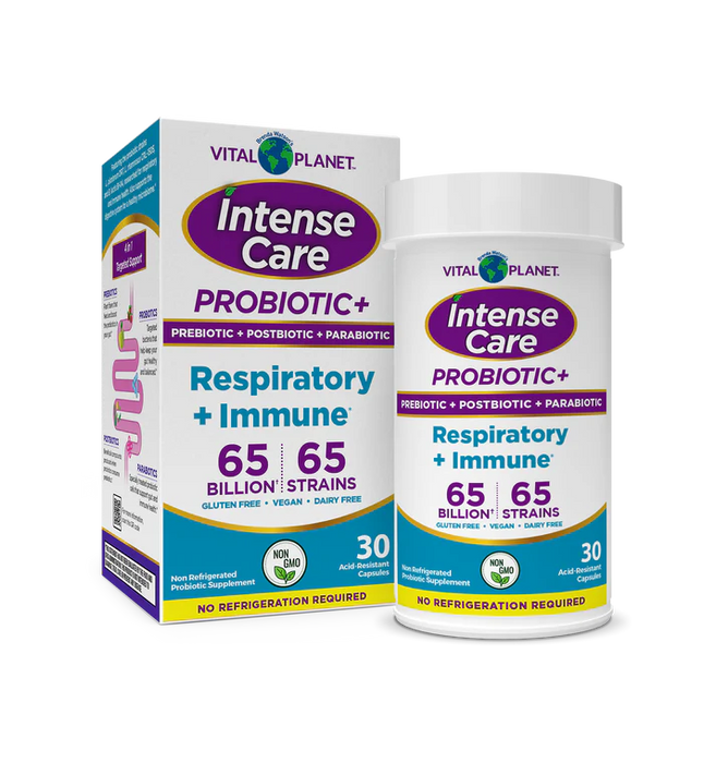 Intense Care Probiotic+ 65B SS, Respiratory + Immune, 30 vcap
