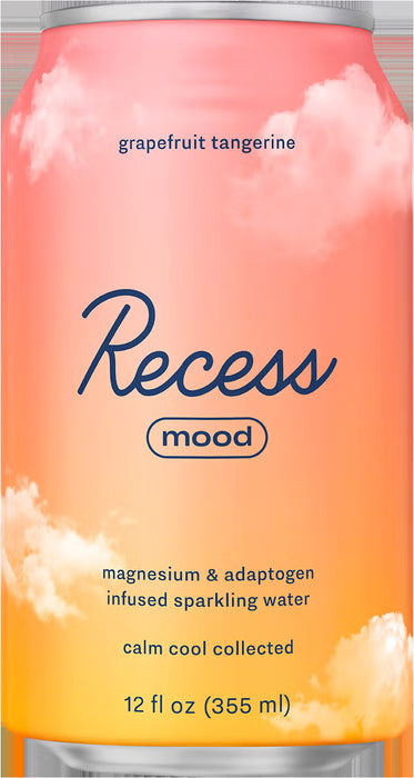 Mood Sparkling Water, Grapefruit Tangerine, 12 fl oz
