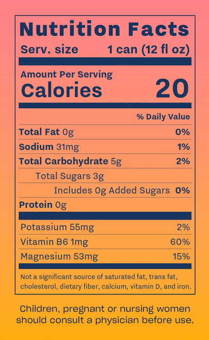 Mood Sparkling Water, Grapefruit Tangerine, 12 fl oz